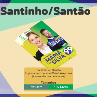 Santinho e Santão Gráfica Sorocaba Luminoso Sorocaba Outdoor Sorocaba Impressão Digital Sorocaba